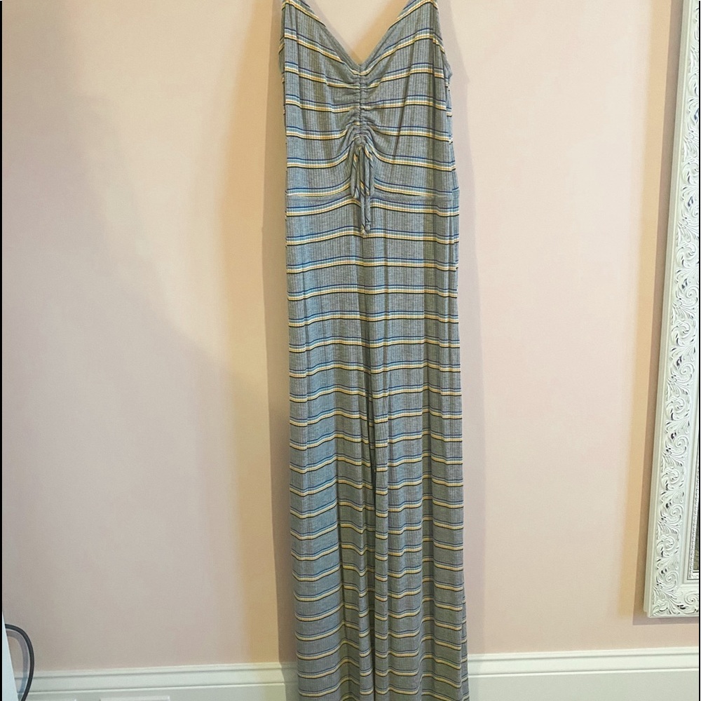 Striped jumpsuit